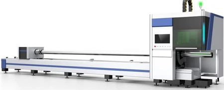 Less Tailing Wastage 2000W CNC Pipe Laser Cutting Machine 240mm Chuck